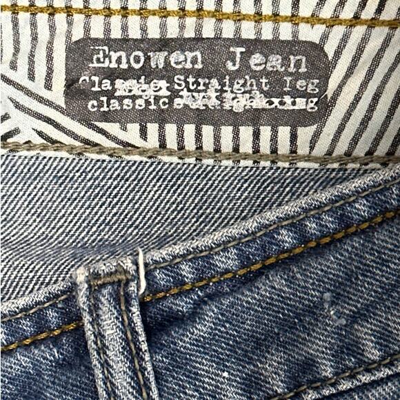 Volcom Enowen Classic Straight Leg Denim Skater Jeans Streetwear Blue Size 38 - Picture 14 of 16